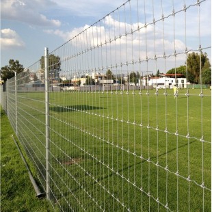 Malla ganadera anudada reforzada. 1 m. de alto 100-8-30. Rollo 100mts  lineales. Con nudos antideslizantes. - Hercules, simple torsion, vallas,  cercados, mallas, ganaderas, anudadas, reforzadas, puertas - Merka Vallas 