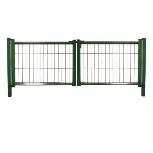 Puerta de acceso peatonal. Dimensiones  2m de Ancha X 1m de Alta, para mallas "Jarditor".