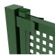 Puerta corredera de chapa perforada