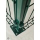 Perrera modular Malla 2,5mX2m/alto (200x50x5mm/4 pliegues) con postes 60x40mm. Precio por metro lineal de recinto completo.
