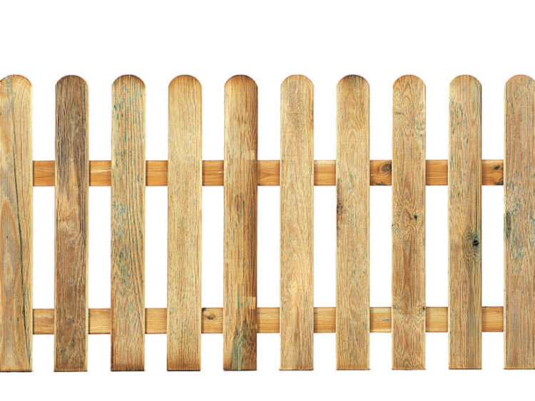 postes para valla de madera